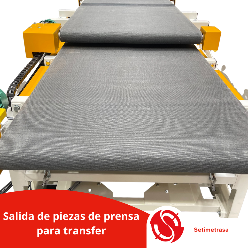 Cintas transportadoras para la industria de la estampación, salida de piezas de prensa para transfer